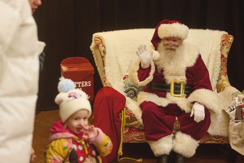 Santa at Festival of Lights
