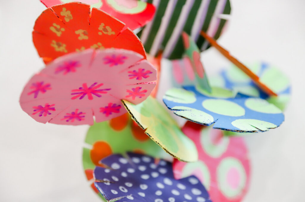 Example of recycled art sculpture