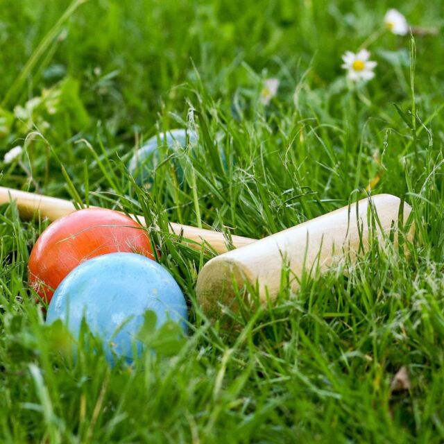 Love garden games? Powell Gardens has the perfect way to play! 
.
🥂 May 18: Don your finest garden attire and tap into your playful side with croquet matches and spring merriment at the Rosé & Croquet Garden Party. 
.
Register with the link in bio. #powellgardens #croquet #gardenparty #garden #lawngames #outdoorparty #botanicalgarden #garden #networking #corporateparty #spring
