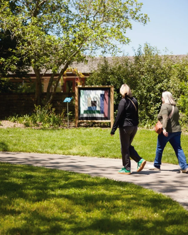 We have the perfect self-guided Painted Garden activity for you: sip and stroll! Grab a drink from The Marketplace then walk through the Gardens looking for sculptures and quilt squares. ☀️ 

Admission linked in bio. 

Painted Garden is supported by BlueScope. Thank you! #powellgardens #paintedgarden #sipandstroll #artwalk #botanicalgarden