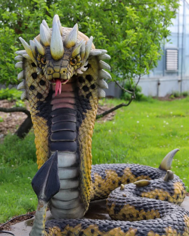 There are 15 dragons and fantastic beasts making Powell Gardens their home this summer. Can you find them all? 🐉 

Click the link in bio to start your quest. 

The summer exhibit at Powell Gardens is sponsored by @hawkinsdesignbuild.