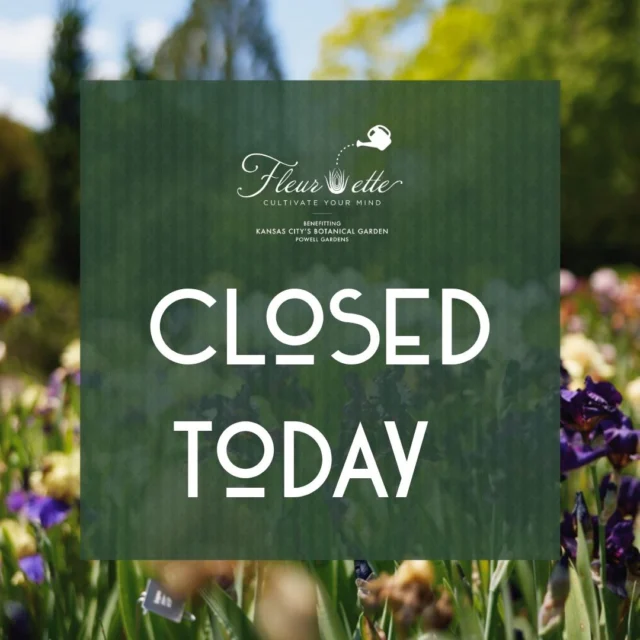 Powell Gardens is CLOSED today (Wednesday, June 3) as our team supports our annual fundraiser, Fleur-ette! 💐 

Powell Gardens will return to normal business hours tomorrow. See you soon! 

The Gardens are open Tuesday-Sunday (9 a.m. - 5 p.m.). Admission linked in our bio.