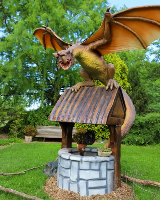 This summer, we’ve got our very own wishing well! ✨ 

Dragons and Fantastic Beasts is open at Powell Gardens now through September 24, 2026. 

Admission linked in bio. Powell Gardens is open Tuesday-Sunday (9 a.m. - 5 p.m.).