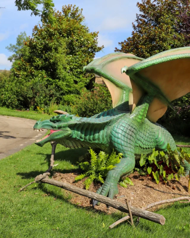 Your summer of adventure is here! Purchase admission to Dragons and Fantastic Beasts at the link in bio. 🐲🛡️✨ 

The summer exhibit is made possible by @hawkinsdesignbuild. Thank you!