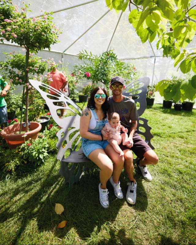 POV: Baby's first Festival of Butterflies. 🦋