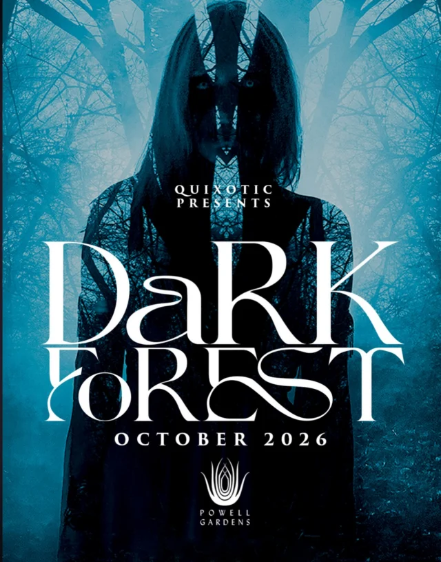 Our email subscribers get early access to @darkforestkc tickets! 

Sign up for our email list at powellgardens.org (link in bio) and check your inbox at 9 a.m. on Thursday, September 3. 🌙🌲 

Don’t miss your chance to grab tickets before popular dates and times fill out. Dark Forest is presented in partnership with @quixoticfusion. 

#powellgardens #darkforestkc #quixotic #botanicalgarden #kansascity
