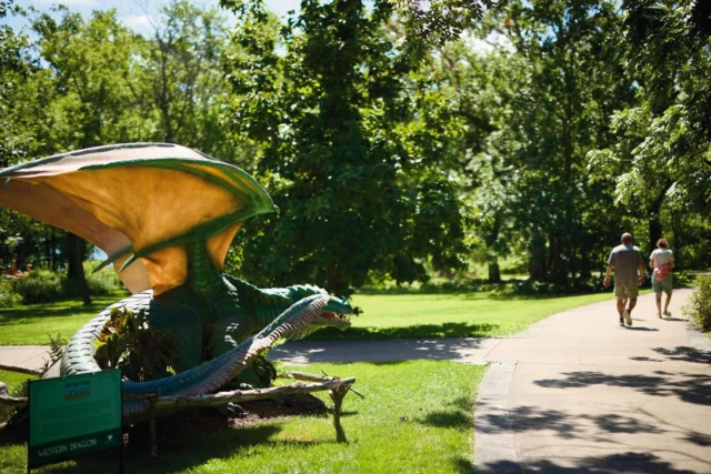 If Dragons and Fantastic Beasts has been on your summer bucket list, now's the time to make it happen. 🐲 

Gather your fellow adventurers and plan your visit before the magic disappears! Admission linked in bio. 

Explore larger-than-life creatures, snap epic photos, and discover the beauty of Powell Gardens all in one visit. Supported by @hawkinsdesignbuild, this limited-time exhibit is open through September 24, 2026.

#powellgardens #dragonsandfantasticbeasts #botanicalgarden #summerexhibit #dragons