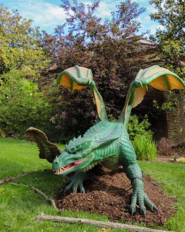 Check Dragons and Fantastic Beasts off your summer bucket list this week! 🐉 

Buy one adult/senior admission and get one child (ages 5–12) admission for FREE. Use the promo code “BOGODRAGON” when you purchase tickets online (link in bio). ✨ 

The exhibit, sponsored by @hawkinsdesignbuild, ends on September 24. Don’t miss it! 

#powellgardens #dragonsandfantasticbeasts #botanialgarden #nonprofit #kansascity