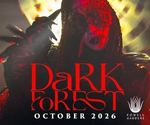 Dark Forest VIP passes are still available! Skip the line and enjoy VIP parking, two drink tickets, and access to private seating and bar areas. ♥️ 

Only a limited number of VIP Fast Passes are available each night, so if you're looking for the ultimate Dark Forest experience, don't wait! 

Link in bio. #darkforestkc #powellgardens #viptickets #kansascity